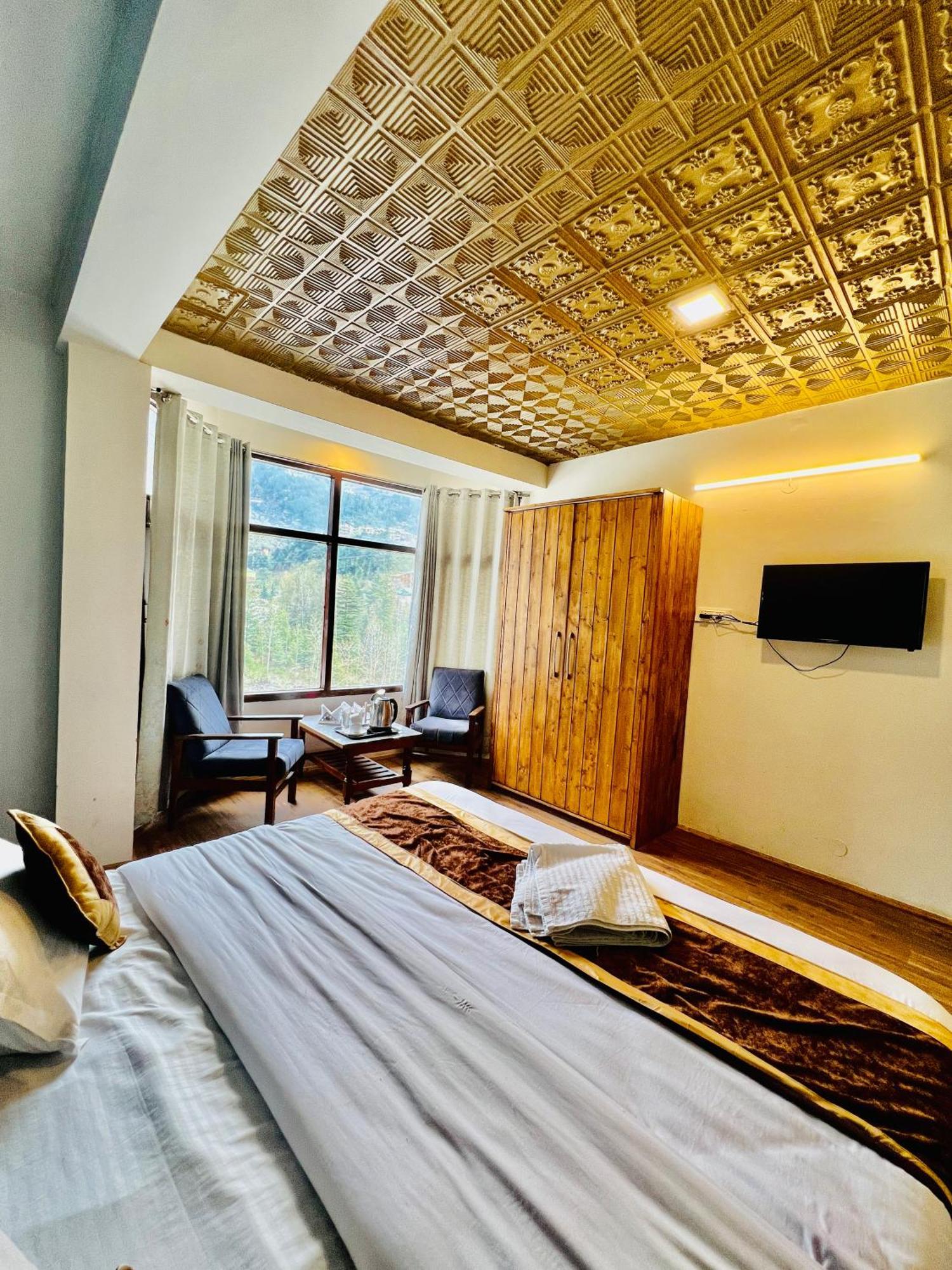 Hotel New # Link Way # Near Zing Bus Stand มะนาลี ภายนอก รูปภาพ